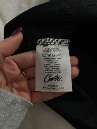 Camiseta Corteiz (CRTZ) Negra Talla M