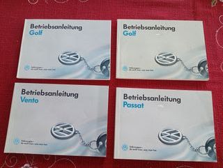 4 x Betriebsanleitung VW GOLF PASSAT VENTO 1991-92