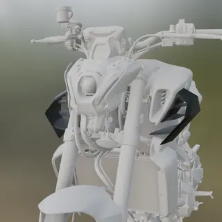 Deflectores de aire agresivos Yamaha Mt09