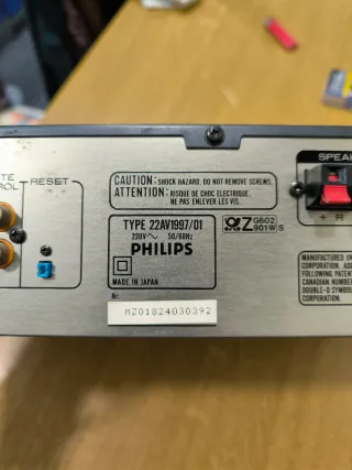 Processore Philips Dolby Surround Vintage