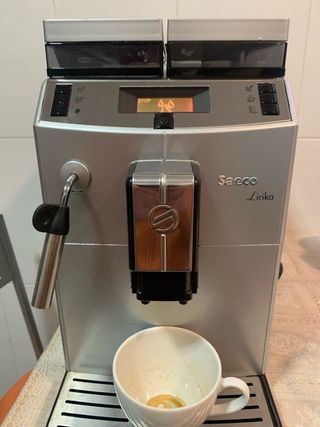 Macchina da caffè Saeco Lirika Argento automatica