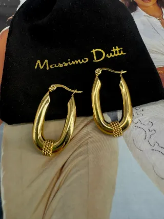 Pendientes Massimo Dutti dorados