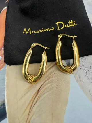 Pendientes Massimo Dutti dorados