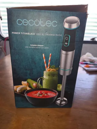 Cecotec Batidora de Mano Power Titanblack 1200 XL