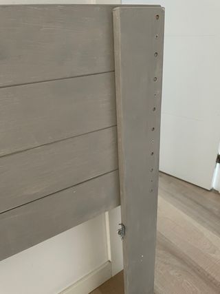 Cabecero Cama 135 Madera Gris
