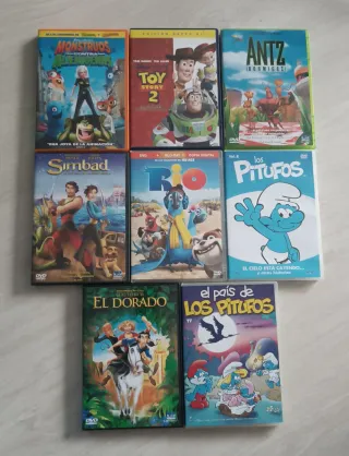 DVDs Películas Infantiles Variadas