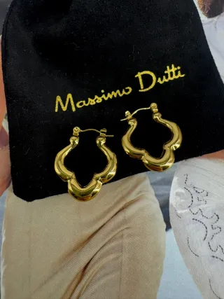 Pendientes Massimo Dutti Dorados