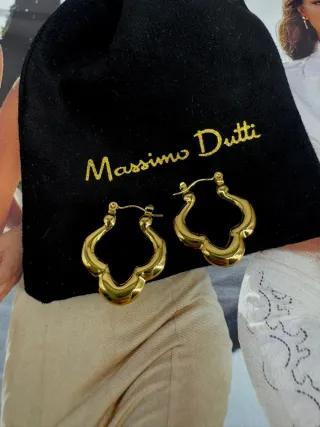 Pendientes Massimo Dutti Dorados