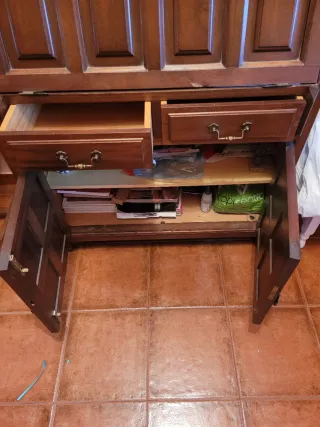 Buro Escritorio Madera Marrón