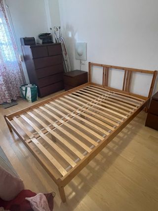 Somier con colchón de 1.40