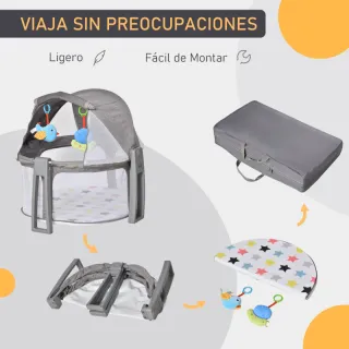 Cuna de Viaje Plegable 15 kg