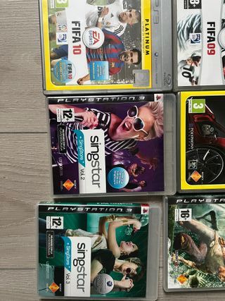 Lote Juegos PS3: FIFA 09, Gran Turismo 5, Uncharte