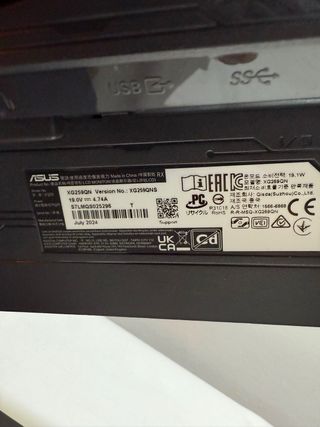 Monitor ASUS ROG STRIX 25'' 380Hz