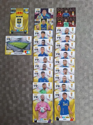 Plantilla Real Oviedo Adrenalyn XL 25 26