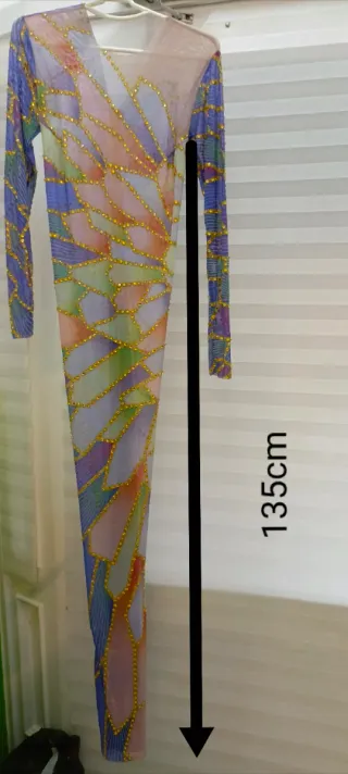 Disfraz Malla Multicolor Brillante