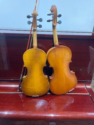 2 Violini con archi e due custodie