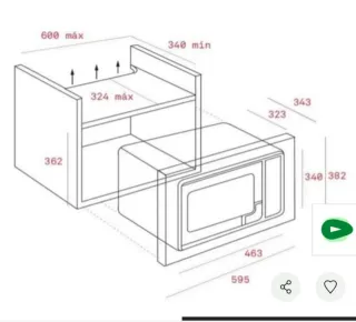 Microondas Teka ( le falta una luz led)