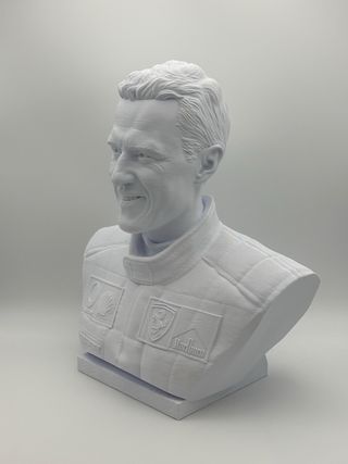 Busto 3D Michael Schumacher 25cm