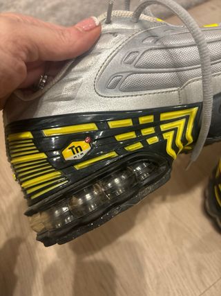 Nike TN Air Max Scarpe Argento Giallo