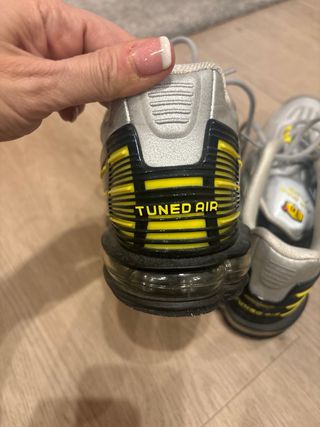Nike TN Air Max Scarpe Argento Giallo