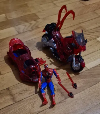 Spider-Man Web Cycle 1998 Toy Biz Moto