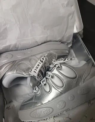 Zapatillas Puma La France Plateadas Talla 41