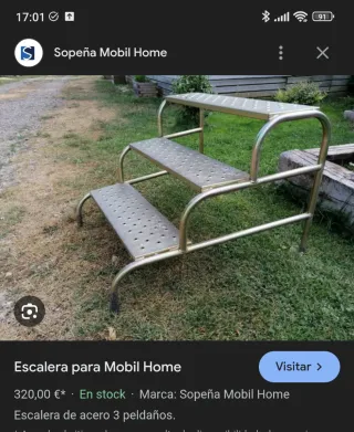 Escalera metálica multiusos 3 alturas