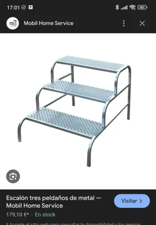 Escalera metálica multiusos 3 alturas