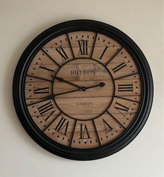Reloj de Pared gran tamaño “Big Ben” Madera