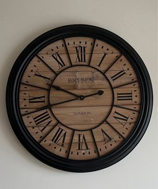 Reloj de Pared gran tamaño “Big Ben” Madera