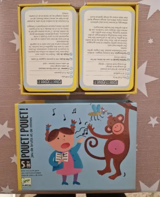 Juego Djeco Pouet! Pouet! Mímica y Sonidos