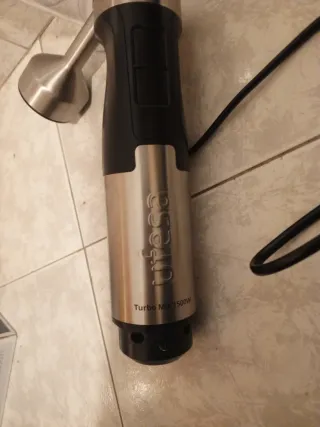 Batidora de mano acero inoxidable