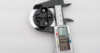 EMBLEMA LOGO CAPOT MERCEDES BENZ AMG NEGRO 56 mm