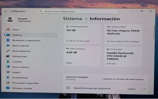 Ordenador sobremesa Intel Pentium G3220