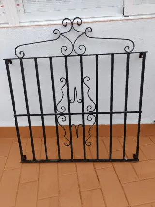 Reja de forja decorativa anchura 1 m alto 85