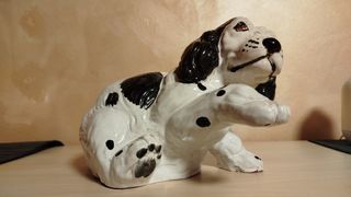 Cagnolino vintage terracotta cm 20