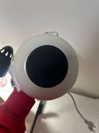 Lámpara de cerámica beige