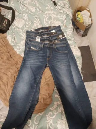 Diesel Jeans Hombre Talla M Azul