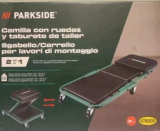 Camilla Taller y Taburete Parkside 2 en 1