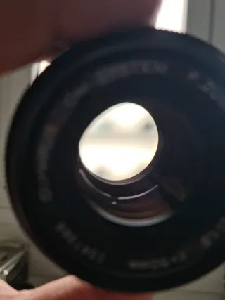 Objetivo Olympus Zuiko 50mm f/1.8 "Silver Nose" OM