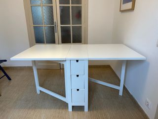 Mesa abatible Norden blanca