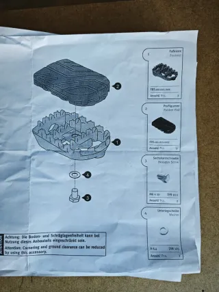 Estriberas SW-Motech para Ducati