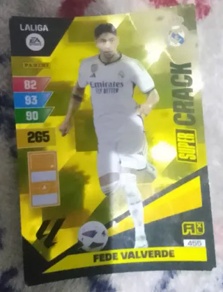Carta Fede Valverde Super Crack LaLiga Panini