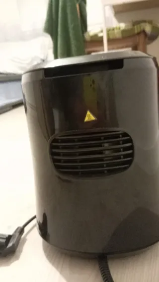 Freidora de aire negra