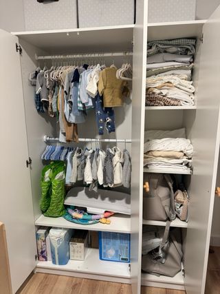 Armario Kleppstad IKEA Blanco Desmontado