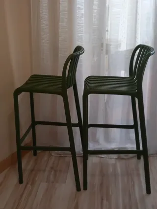 2 Sillas Altas Taburete SKLUM