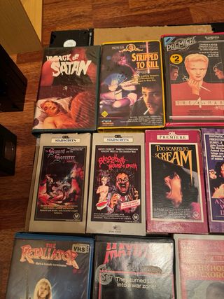 Lote VHS Terror / Slasher 80s