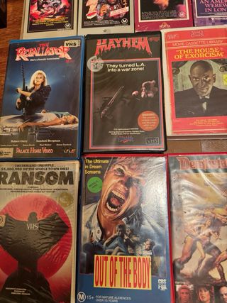 Lote VHS Terror / Slasher 80s