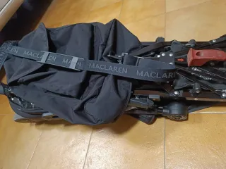 Silla de paseo Maclaren negra + Saco Mclaren