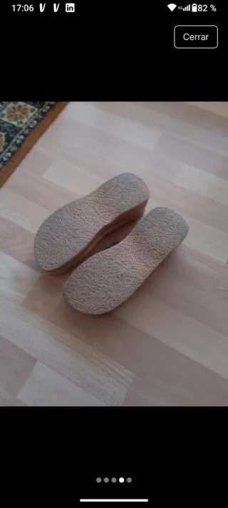 Sandalias Bratz plataforma denim